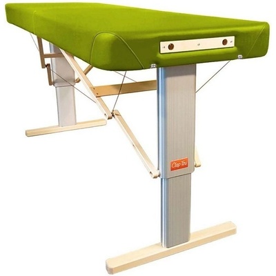 Clap Tzu Linea Prenosný elektrický masážny stôl Wellness Farba: PU zelená (grass) Rozmery: 192 x 75 cm Doplnky: sieťové napájanie + nožný spínač od 192 x 75 cm 29 kg 13 farieb