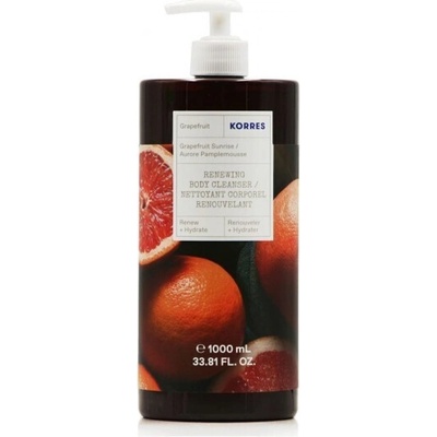 KORRES Душ - гел Грейпфрут, Korres Grapefruit Renewing Body Cleanser 1000 ml