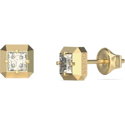Guess Minimalistické oceľové náušnice Ace Of Diamonds JUBE06180JWYGT/U