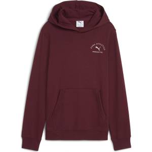 PUMA Детски суичър Puma Unisex Kids Classraphic Overhead Hoodie - Ruby Shimmer