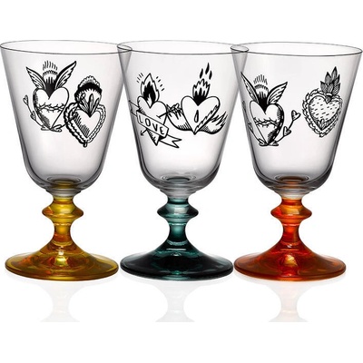 Crystalex sklenicena bílé víno Hard Heart 6 x 260 ml