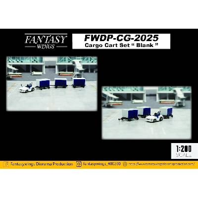 JC Wings Cargo Cart Set 1:200