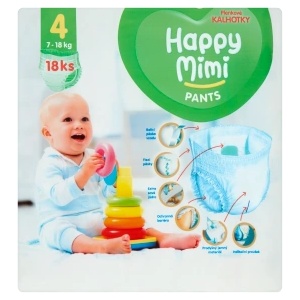 Happy Mimi Панталони Happy Mimi 4 7-18кг (18 бр. /фол)