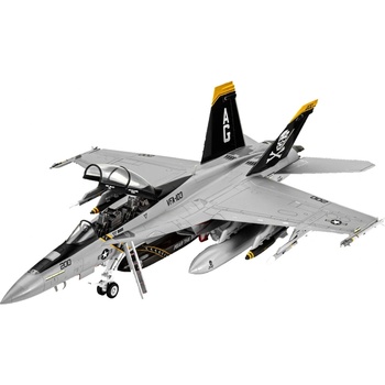 Revell Сглобяем модел Revell - Самолет F/A 18F Super Hornet, 97 части (R03834)