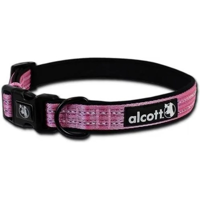 Alcott Adventure collar - нашийник за куче Адвенчър, розов, размер S: 25-35 см обикока, ширина на лентата: 1, 5 см - CLSMPK