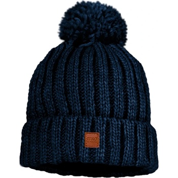 maximo Детска зимна шапка (beanie) Maximo Kid's Mütze Rippe mit Pompon und Fleecefutter Beanie - Navy - размер 49-51 cm (904-2947-0411)