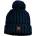 maximo Детска зимна шапка (beanie) Maximo Kid's Mütze Rippe mit Pompon und Fleecefutter Beanie - Navy - размер 49-51 cm (904-2947-0411)