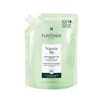 Rene Furterer Naturia Gentle Micellar Shampoo náhradní náplň 400 ml