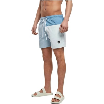 Urban Classics Бански гащета Urban classics 3 Block swimming shorts - Blue (Pastel Blue)