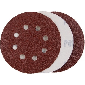 Brúsny papier so suchým zipsom, 125mm, P40, 8 otvorov, 3ks