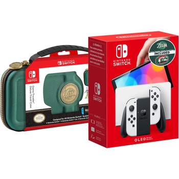 Nintendo Switch OLED Model + Zelda Travel Case