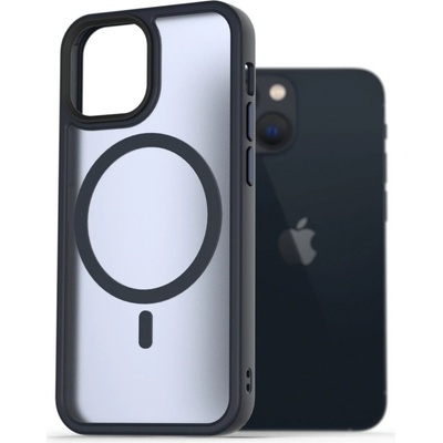AlzaGuard Matte Case Compatible with MagSafe iPhone 13 Mini tmavomodré