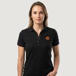 GymBeam Дамска тениска Polo Black M