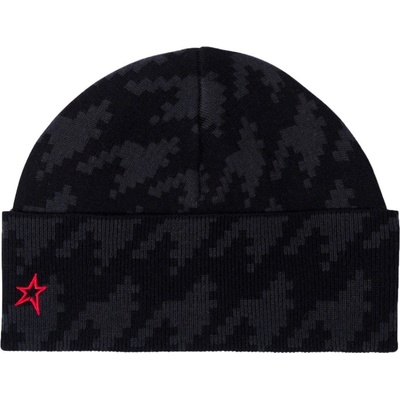 Perfect Moment Beanie Houndstooth Black