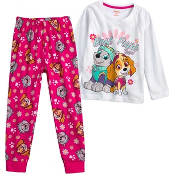 Dívčí pyžamo Paw Patrol bílé