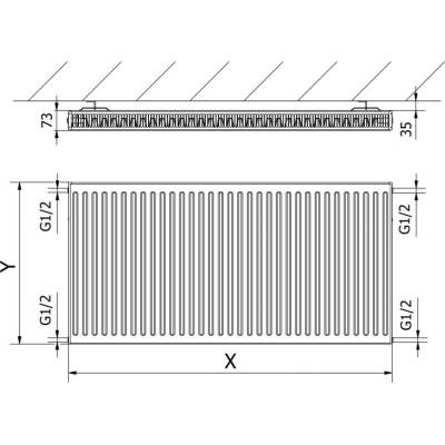 Mexen C21 W421-060-060-00 600 mm x 600 mm