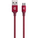Griffin Здрав USB кабел за устройства с microUSB порт (150 см) - Griffin Premium microUSB to USB Cable (червен) (GP-042-RED)