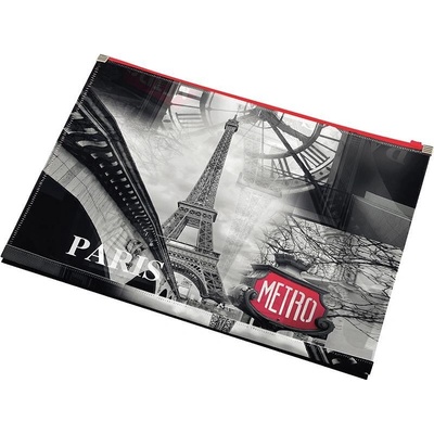 Panta Plast Папка Paris Collection, PP, с цип, A4 (1070200472)