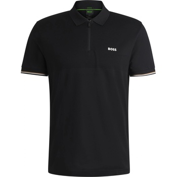 Image 1 of Boss Блуза с яка Boss Men's Philix Pima Green Cotton Short Sleeve Polo Shirt - Black 001