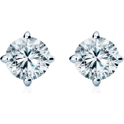 SAVICKI Обеци The Light: бяло злато, лабораторни диаманти