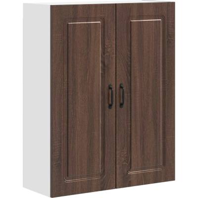 vidaXL Панел за миялна машина Kalmar Кафяв дъб 80 x 31 x 100 см (884801)