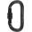 CAMP Алуминиев карабинер с винтова ключалка Oval XL Lock, черен (TO.212304)