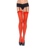 Leg Avenue Чорапи за жартиери Leg Avenue 1001 червени
