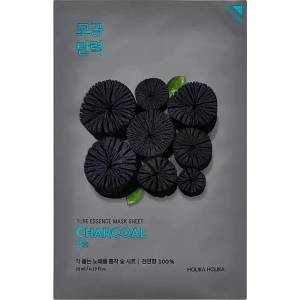 Holika Holika Pure Essence Mask Sheet Charcoal, почистваща маска за лице (8806334378752)