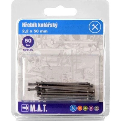 hřebík kolářský 50x2,2mm (50ks)