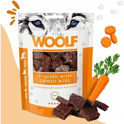 Woolf Chicken & Carrot Bites 100 g