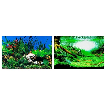 Ferplast -Background 9046 for aquarium - Фон за аквариум с две страни, 80 x h 40 см