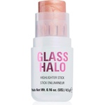 Revolution Glass Halo Highlighter Stick озарител в стик цвят Rose Glow 4.5 гр