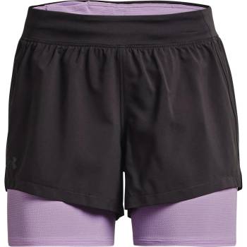 Under Armour Къси панталони Under Armour Iso-Chill 2in1 Running Shorts - Grey