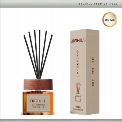 BigHill Osvěžovač vzduchu tyčinky DANGEROUS 120 ml