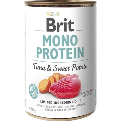 Brit Mono Protein Tuna & Sweet Potato 24 x 400 g
