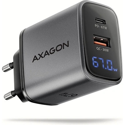 AXAGON USB-A/C Charger, 67W, PD3.0/QC4+, AXAGON ACU-PQ67D (ACU-PQ67D)