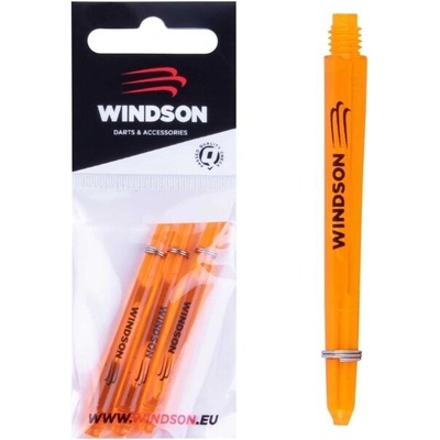Windson NYLON SHAFT MEDIUM 3 KS Set náhradných nylonových násadiek, oranžová