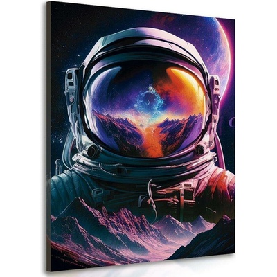 Obraz portrét astronauta - 40x60