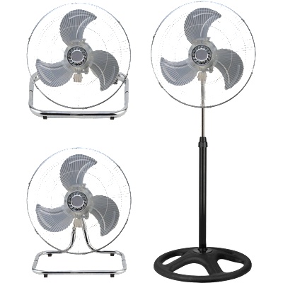 TOO fans-45-400-b-3in1 typhoon сребристо-черен, скорост: 3, 50 w, стоящ/стенен/подов многофункционален вентилатор (too fans-45-400-b-3in1)
