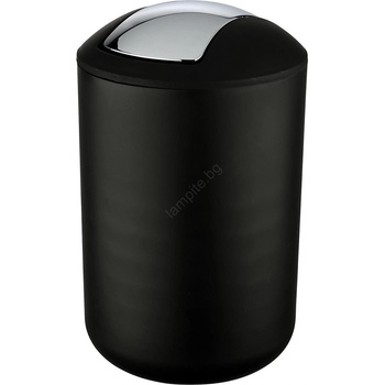 WENKO 21212100 - Кош BRASIL 19, 5x31 cm черен/лъскав хром (WE0095)