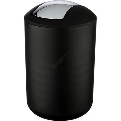 WENKO 21212100 - Кош BRASIL 19, 5x31 cm черен/лъскав хром (WE0095)