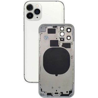 Kryt Apple iPhone 11 PRO MAX zadní + střední bílý