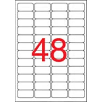 APLI Етикет, 45, 7x21, 2 mm, защитен, заоблени ъгли, APLI, 480 етикета в опаковка 11272 (11272)