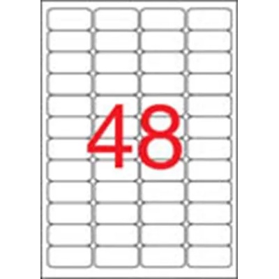 APLI Етикет, 45, 7x21, 2 mm, защитен, заоблени ъгли, APLI, 480 етикета в опаковка 11272 (11272)
