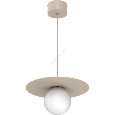 Luminex Висяща лампа на шнур FLAT 1xE27/15W/230V бежова (LU9583)