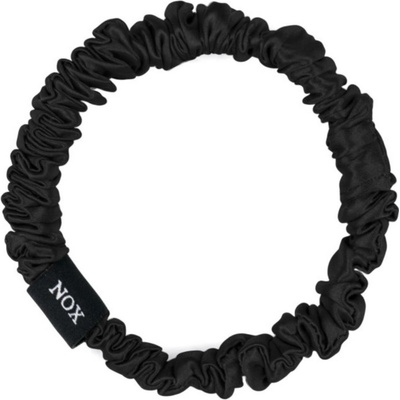 NOX silk 100% hedvábná gumička do vlasů černá