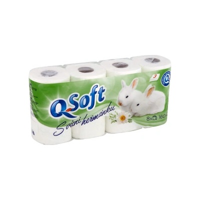 Q-Soft Kamilka 3-vrstvový 8 ks