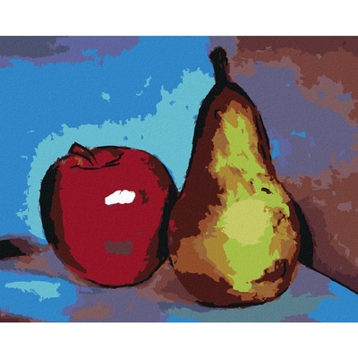 Zuty Malování podle čísel JABLKO A HRUŠKA