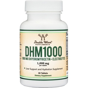 Double Wood Supplements DHM 1000, 30 таблетки, Double Wood (00793 DHM1000 DW)