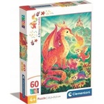 Clementoni Puzzle 60 Super Color A Dragon Family